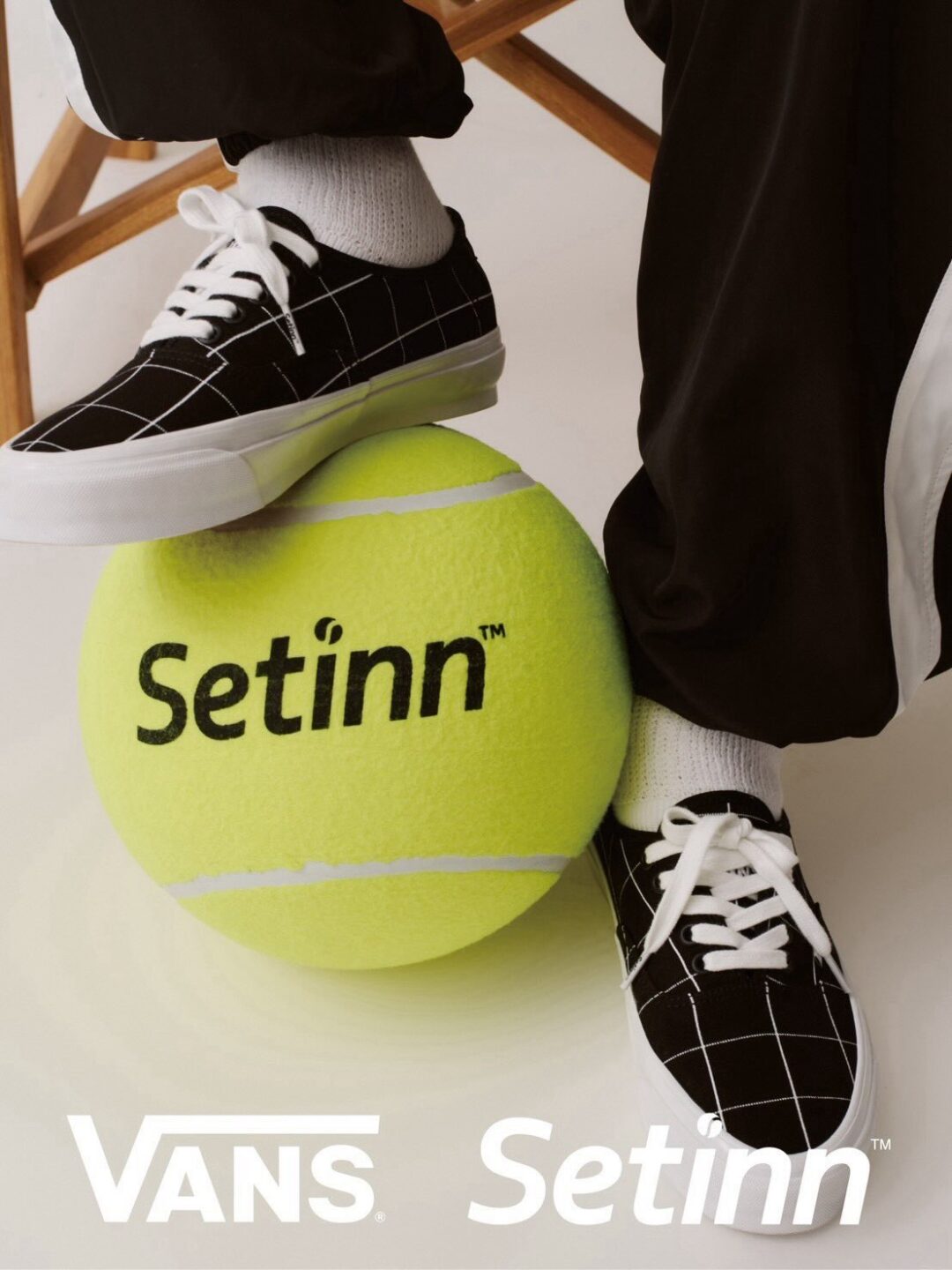 【2026年 8/1 発売】Setinn x VANS PREMIUM AUTHENTIC “Setinn Black/White” (バンズ セットイン オーセンティック)