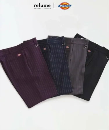 JOURNAL STANDARD relume × Dickies 2026 別注 “ピンタック ワイドスラックス”が2026年 8月下旬 発売 (ジャーナルスタンダード ディッキーズ)