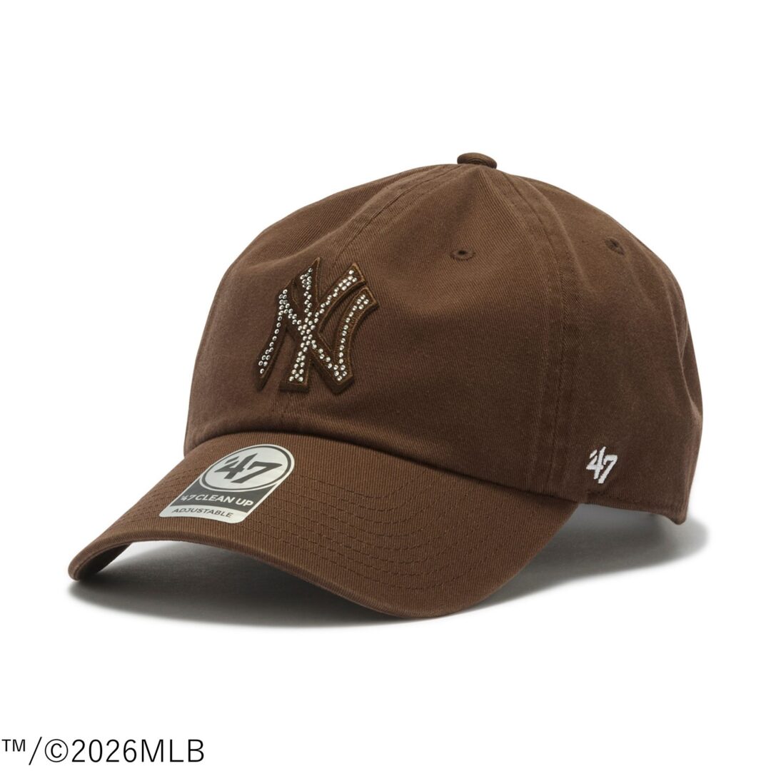 「’47 / フォーティーセブン」からMLB球団ロゴをラインストーンで表現した「CLEAN UP」全12モデルが2026年 8/17 発売