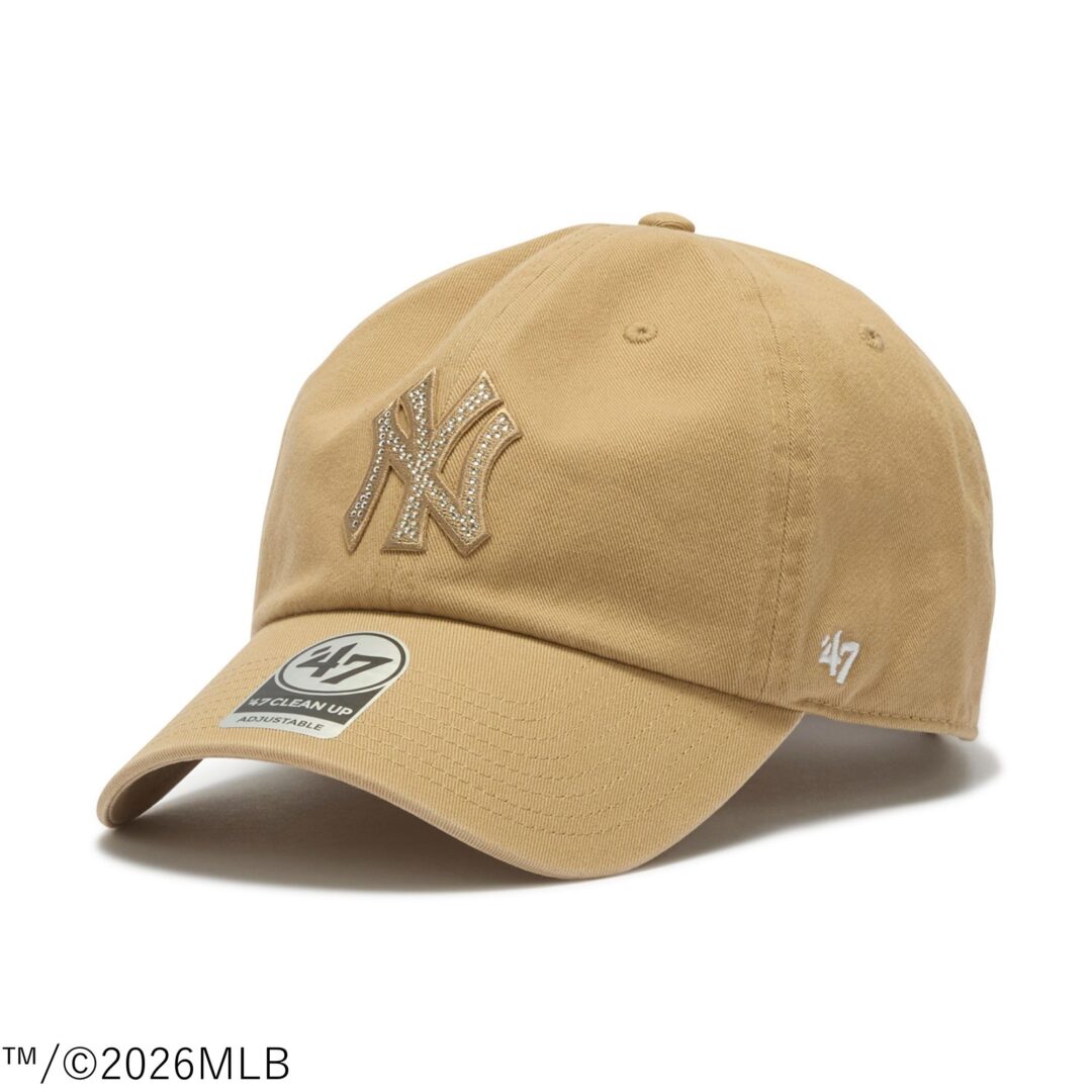 「’47 / フォーティーセブン」からMLB球団ロゴをラインストーンで表現した「CLEAN UP」全12モデルが2026年 8/17 発売