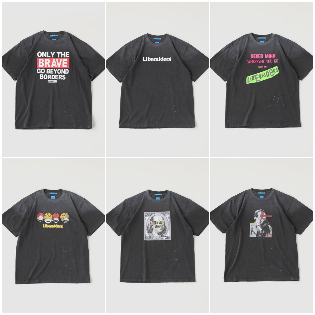 JOURNAL STANDARD × Liberaiders 2026年 別注 "Black Edition Faded Tee"が発売 (ジャーナルスタンダード リベレイダース)