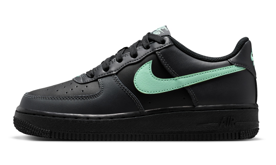【2026 FALL】NIKE GS AIR FORCE 1 LOW “Black/Arctic Green” (ナイキ エア フォース 1 ロー “ブラック/アークティックグリーン”) [CT3839-018]