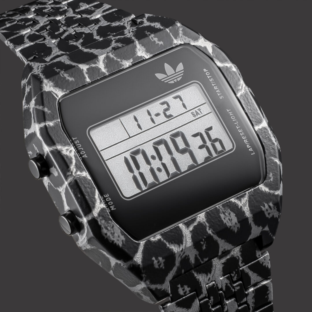 adidas Originals デジタルウォッチ「DIGITAL TWO ANIMAL」が2026年 7/2 発売 (アディダス オリジナルス デジタル ツー アニマル) [AOST26032/AOST26033]