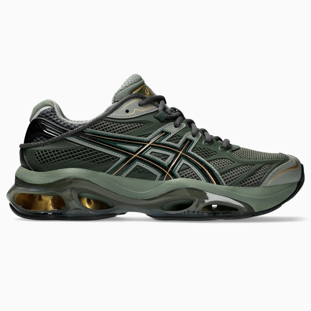 【2026年 8/7 発売】ASICS GEL-KINETIC 2.0 “OBSIDIAN GREY/OLIVE CANVAS” (アシックス ゲルキネティック) [1203A678.025]