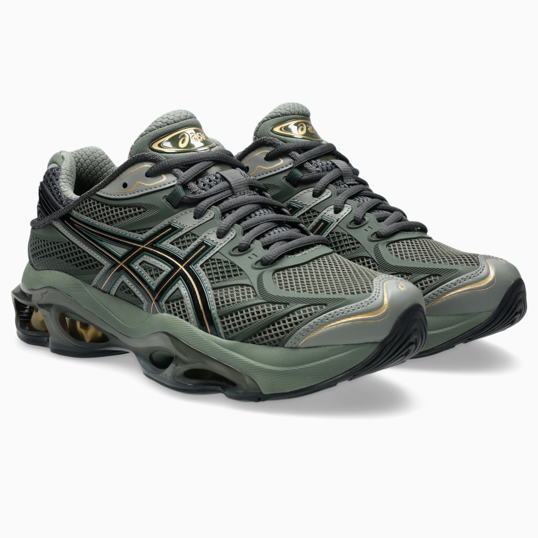 【2026年 8/7 発売】ASICS GEL-KINETIC 2.0 “OBSIDIAN GREY/OLIVE CANVAS” (アシックス ゲルキネティック) [1203A678.025]