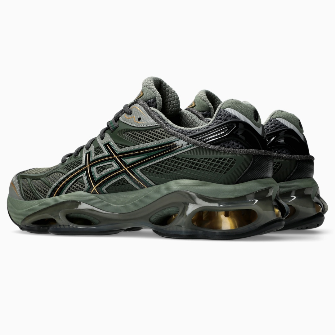 【2026年 8/7 発売】ASICS GEL-KINETIC 2.0 “OBSIDIAN GREY/OLIVE CANVAS” (アシックス ゲルキネティック) [1203A678.025]