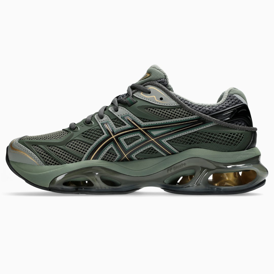【2026年 8/7 発売】ASICS GEL-KINETIC 2.0 “OBSIDIAN GREY/OLIVE CANVAS” (アシックス ゲルキネティック) [1203A678.025]