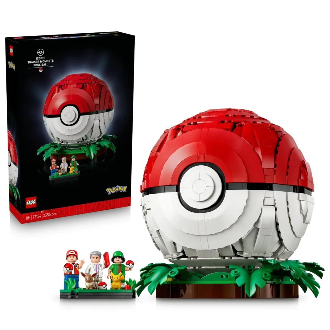 ポケモン × レゴ “モンスターボール”が2026年 10月 発売予定 (LEGO Pokemon Trainer Moments: Poke Ball) [72154]