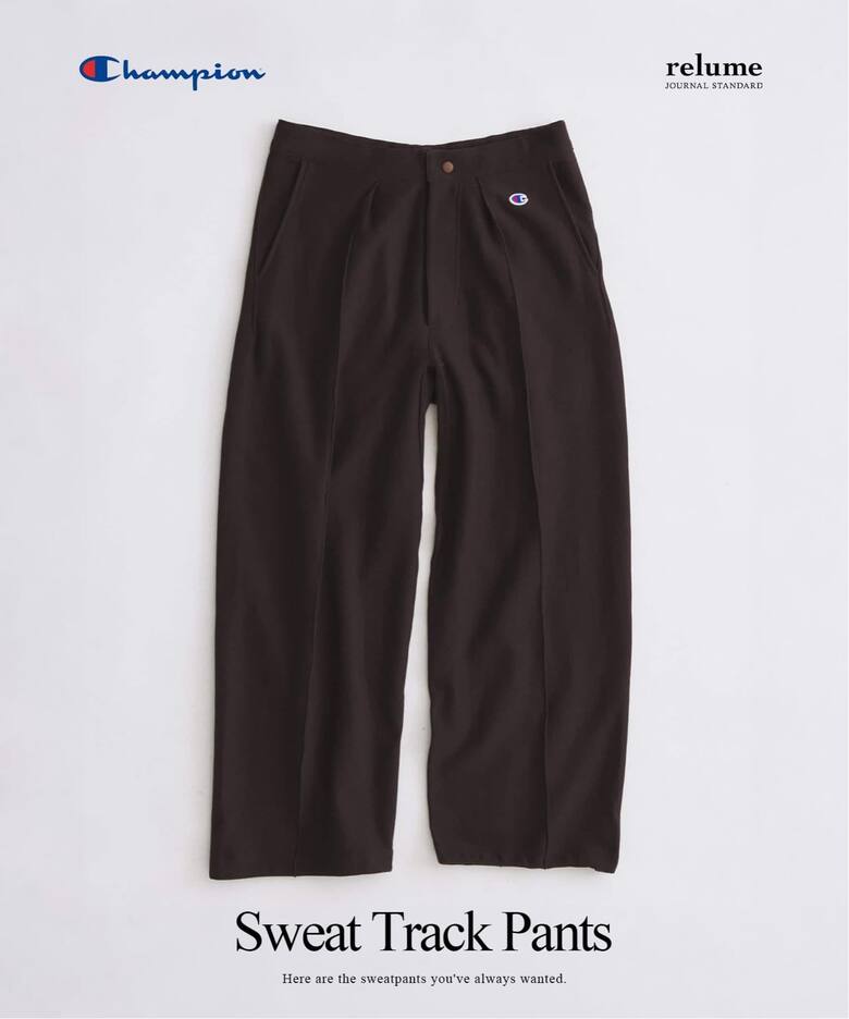 JOURNAL STANDARD relume × Champion 2026 FW 別注 “インサイドアウト スウェッ & トラック パンツ”が8月下旬 発売 (チャンピオン ジャーナルスタンダード)