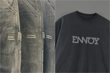 【2026年 7/19 発売】ENNOY 2026 “DOUBLE KNEE SHORTS & ELECTRIC LOGO FADE T-SHIRT” (エンノイ)