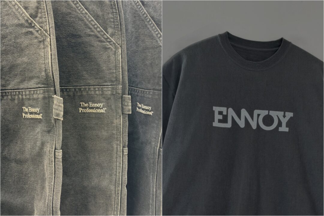 【2026年 7/19 発売】ENNOY 2026 “DOUBLE KNEE SHORTS & ELECTRIC LOGO FADE T-SHIRT” (エンノイ)