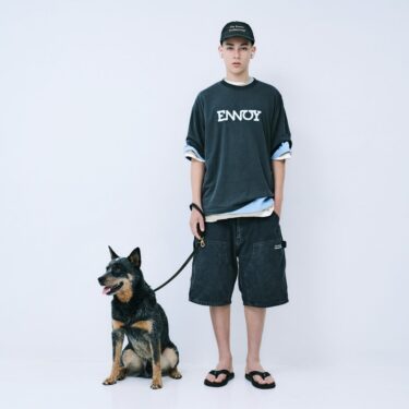 【2026年 7/19 発売】ENNOY 2026 “DOUBLE KNEE SHORTS & ELECTRIC LOGO FADE T-SHIRT” (エンノイ)