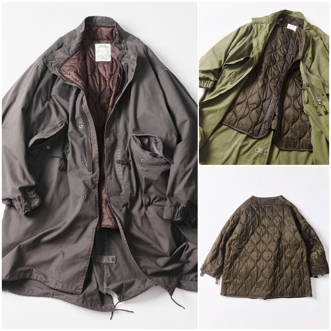 FREAK’S STORE 2026 FW “フェード加工 3WAY M-65 ライナーセットモッズコート/コート&キルティングライナーセット”が9月中旬 発売 (フリークスストア)