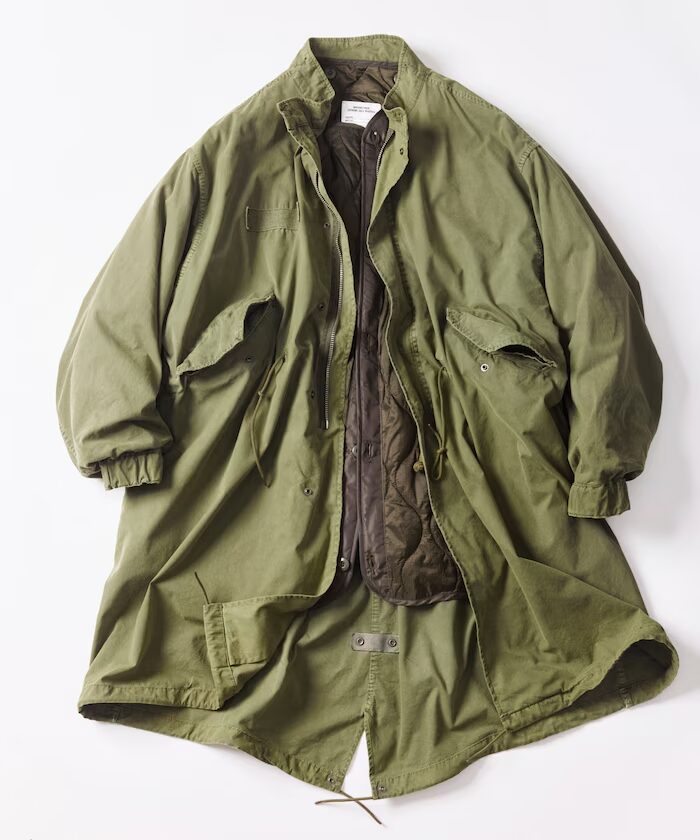FREAK’S STORE 2026 FW “フェード加工 3WAY M-65 ライナーセットモッズコート/コート&キルティングライナーセット”が9月中旬 発売 (フリークスストア)