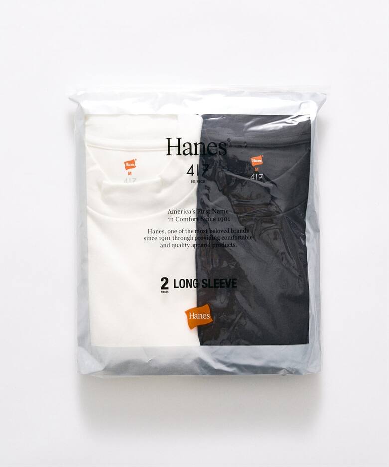 Hanes × 417 EDIFICE 2026 別注 “CLEAR CUT COTTON SMOOTH MOCK NECK – MODERN FIT”が2026年 9月上旬 発売 (ヘインズ エディフィス)