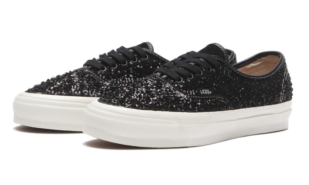 【2026年 7/1 発売】VANS PREMIUM AUTHENTIC 44 “BEADED/CHECKERBOARD/BEADED BLACK” (バンズ プレミアム クラシック スリッポン) [VN000DB8705/VN000DB8BZW]