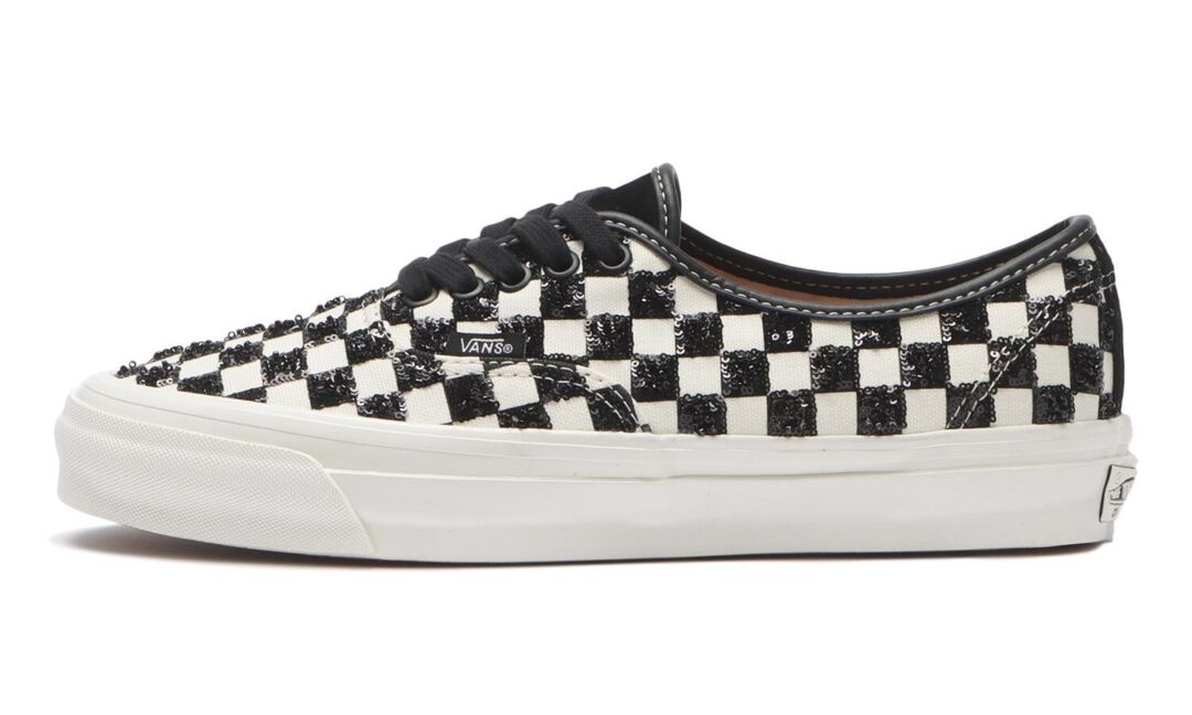 【2026年 7/1 発売】VANS PREMIUM AUTHENTIC 44 “BEADED/CHECKERBOARD/BEADED BLACK” (バンズ プレミアム クラシック スリッポン) [VN000DB8705/VN000DB8BZW]