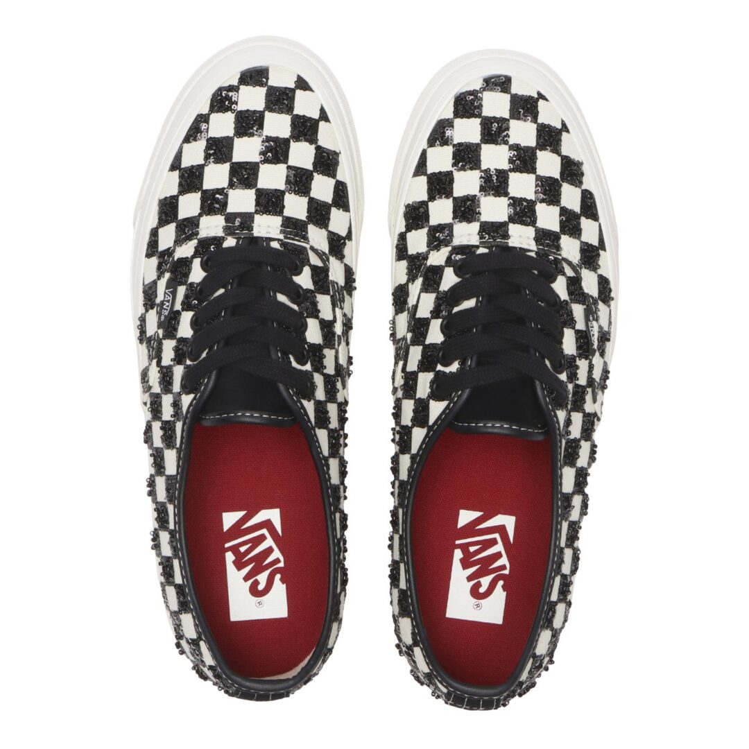 【2026年 7/1 発売】VANS PREMIUM AUTHENTIC 44 “BEADED/CHECKERBOARD/BEADED BLACK” (バンズ プレミアム クラシック スリッポン) [VN000DB8705/VN000DB8BZW]