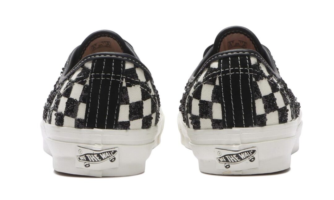 【2026年 7/1 発売】VANS PREMIUM AUTHENTIC 44 “BEADED/CHECKERBOARD/BEADED BLACK” (バンズ プレミアム クラシック スリッポン) [VN000DB8705/VN000DB8BZW]
