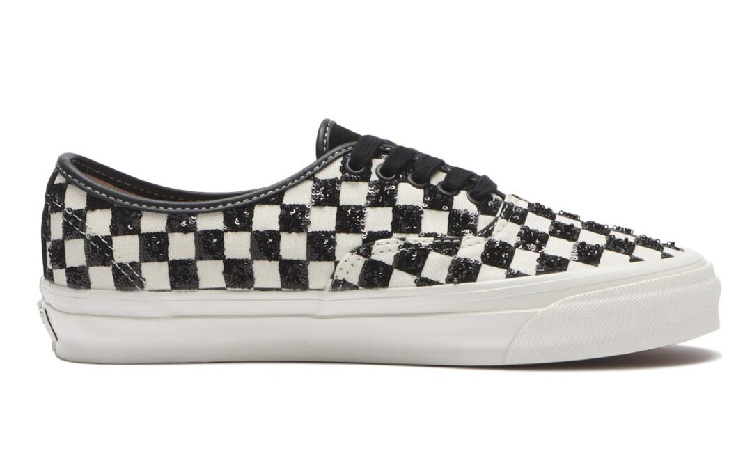 【2026年 7/1 発売】VANS PREMIUM AUTHENTIC 44 “BEADED/CHECKERBOARD/BEADED BLACK” (バンズ プレミアム クラシック スリッポン) [VN000DB8705/VN000DB8BZW]