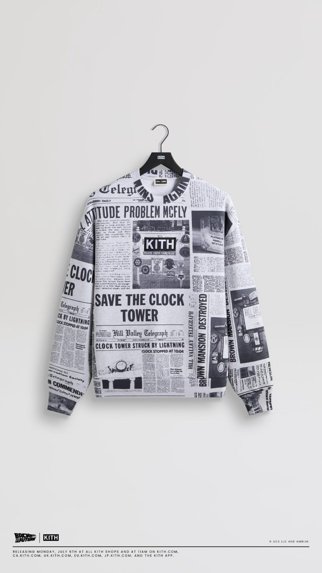 【Kith for BACK TO THE FUTURE】MONDAY PROGRAMが2026年 7/6 発売 (キス バック・トゥ・ザ・フューチャー)