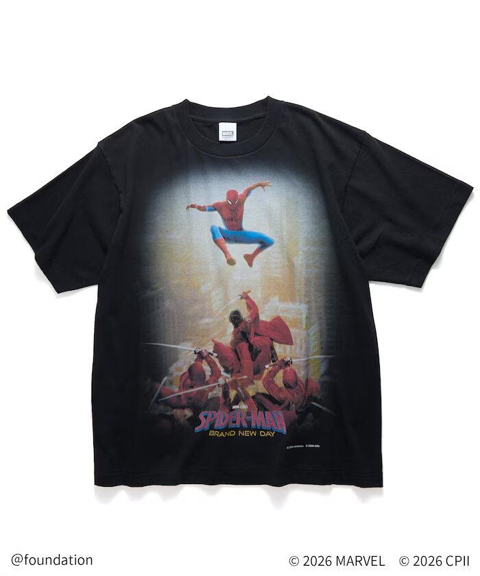 最新映画『スパイダーマン：ブランド・ニュー・デイ』公開記念、「FREAK’S MOVIE」監修のTシャツコレクションが2026年 7/31 発売 (フリークスストア Spider-Man: Brand New Day)
