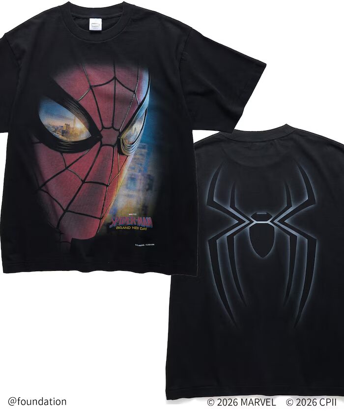 最新映画『スパイダーマン：ブランド・ニュー・デイ』公開記念、「FREAK’S MOVIE」監修のTシャツコレクションが2026年 7/31 発売 (フリークスストア Spider-Man: Brand New Day)