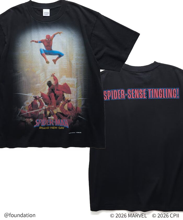 最新映画『スパイダーマン：ブランド・ニュー・デイ』公開記念、「FREAK’S MOVIE」監修のTシャツコレクションが2026年 7/31 発売 (フリークスストア Spider-Man: Brand New Day)