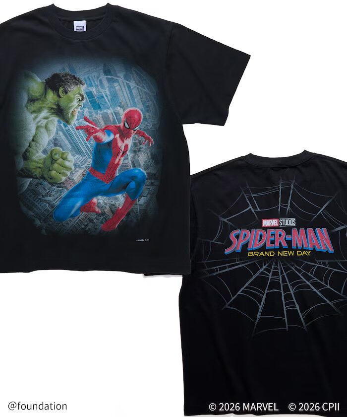 最新映画『スパイダーマン：ブランド・ニュー・デイ』公開記念、「FREAK’S MOVIE」監修のTシャツコレクションが2026年 7/31 発売 (フリークスストア Spider-Man: Brand New Day)