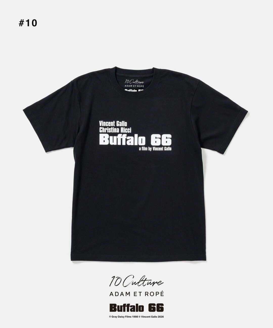 Buffalo 66 × 10Culture for ADAM ET ROPE’ コラボ T-SHIRTが2026年 7/15 発売 (バッファロー’66 テンカルチャー アダム エ ロぺ)