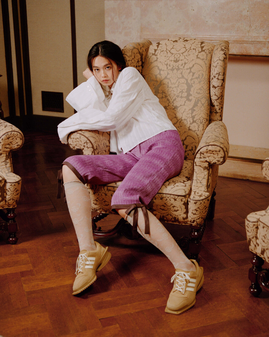 【2026年 7/18 発売】adidas Originals for Forget-me-nots FORUM SQ W “Beige” (アディダス オリジナルス フォーゲットミーノッツ フォーラム) [KZ9588]
