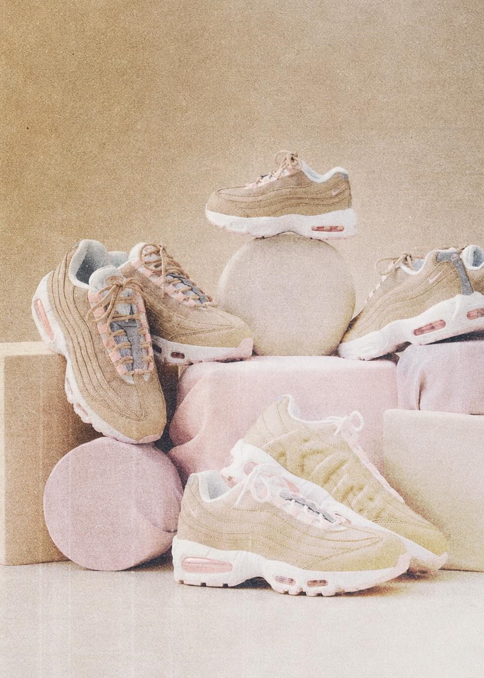 【2026年 発売予定】KITH × NIKE AIR FORCE 1 LOW & AIR MAX 95 SP “Linen” (キス ナイキ エア マックス フォース “リネンコレクション”) [IW8732-225/IW8733-201/IM6039-201]