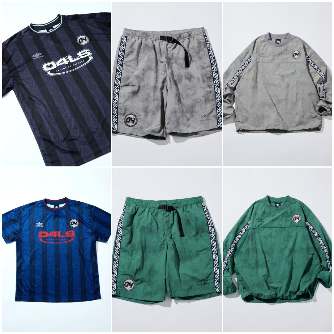 UMBRO × 04 Limited Sazabys コラボアイテムが2026年 7/9 12:00 発売 (アンブロ フォー・リミテッド・サザビーズ)
