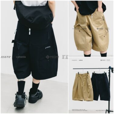 CLESSTE × Plus Phenix 2026 SS 別注 “WINDSTOPPER by GORE-TEX LABS TWILL CITY MASSIVE UTILITY HALF PANTS”が7/8 発売 (クレスト プラスフェニックス ゴアテックス ウィンドストッパー パンツ)