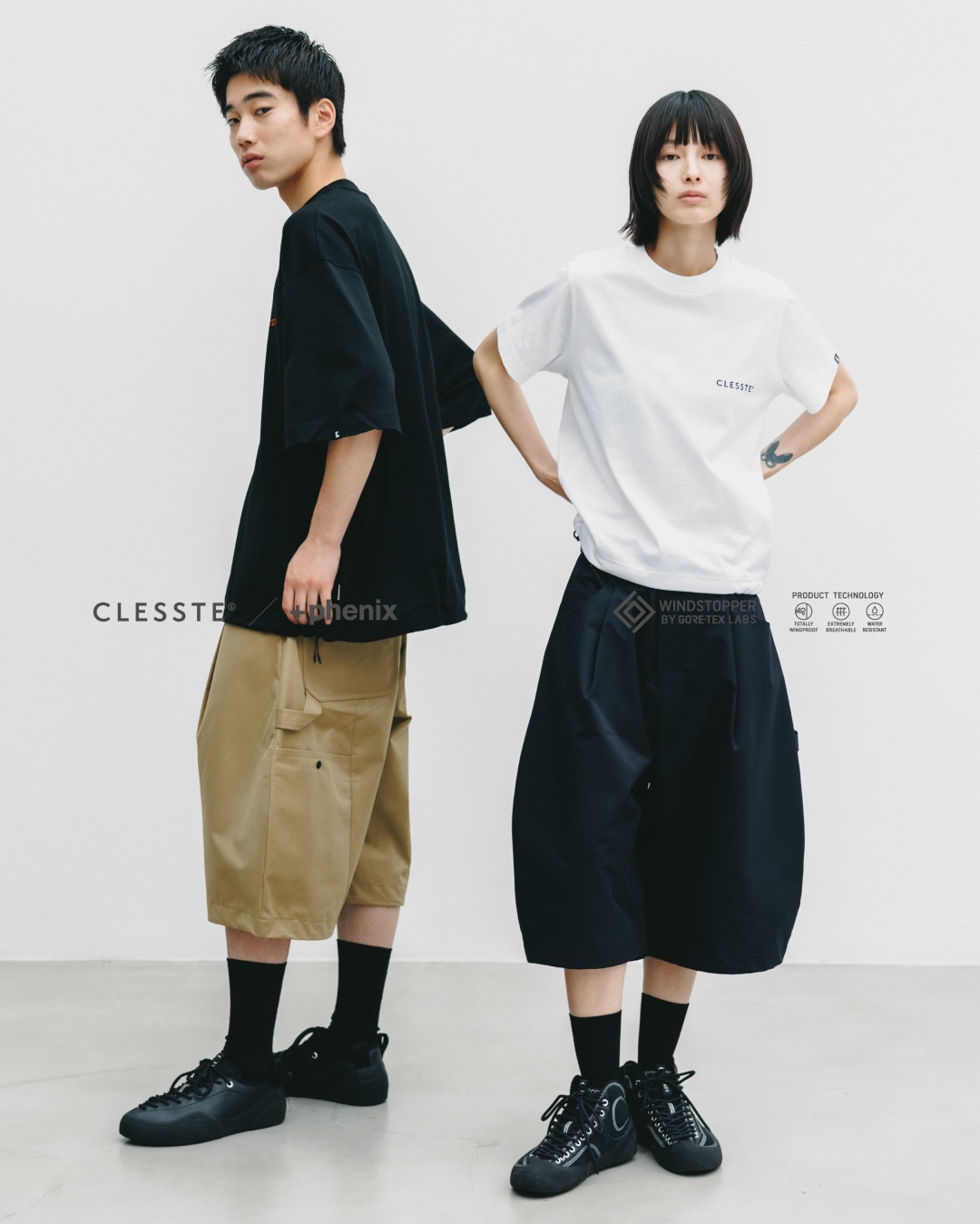CLESSTE × Plus Phenix 2026 SS 別注 “WINDSTOPPER by GORE-TEX LABS TWILL CITY MASSIVE UTILITY HALF PANTS”が7/8 発売 (クレスト プラスフェニックス ゴアテックス ウィンドストッパー パンツ)