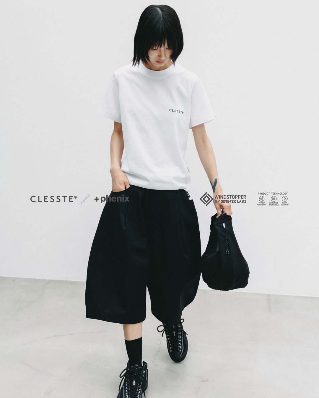 CLESSTE × Plus Phenix 2026 SS 別注 “WINDSTOPPER by GORE-TEX LABS TWILL CITY MASSIVE UTILITY HALF PANTS”が7/8 発売 (クレスト プラスフェニックス ゴアテックス ウィンドストッパー パンツ)