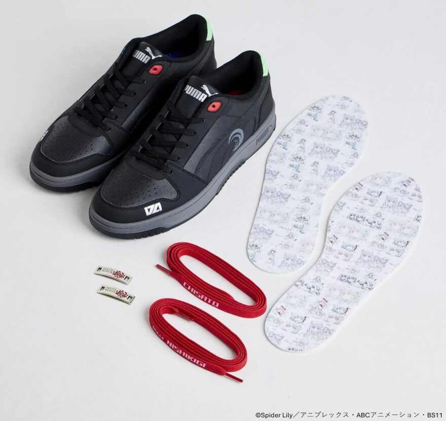 リコリス・リコイル × PUMA コラボスニーカー”Rebound Slam Lo Zero Recoil”が2026年 7/2 12:00~8/2 23:59 受注販売 (Lycoris Recoil プーマ リバウンド スラム ロー ゼロ リコイル)