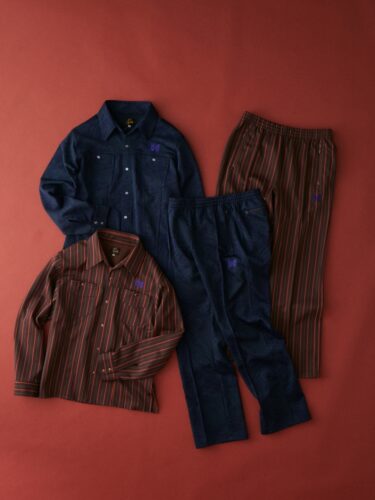 JOURNAL STANDARD × NEEDLES 2026 FW 別注 “Track Shirt & Track Pant - Poly Jacquard”が8月発売 発売 (ジャーナルスタンダード ニードルズ)