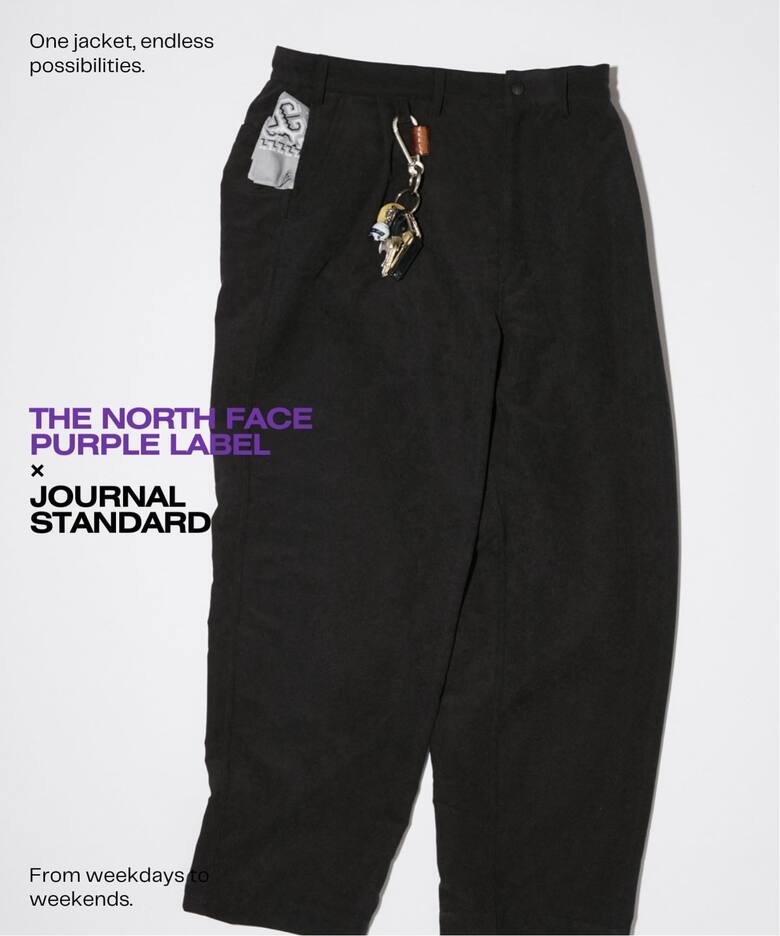 THE NORTH FACE PURPLE LABEL × JOURNAL STANDARD 2026 FW 別注 “バークリージャケット & ワイドテーパード パンツ”が9月中旬 発売 (ザ・ノース・フェイス パープルレーベル ジャーナルスタンダード)