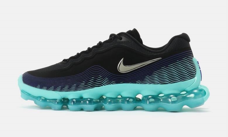 【2026年 7/1 発売予定】NIKE AIR LIQUID MAX “Black/Radiant Blue” (ナイキ エア リキッド マックス “ブラック/ラディアントブルー”) [IQ7635-001]