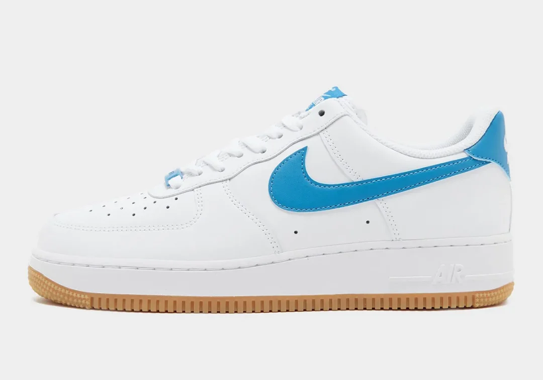 【2026年 発売】NIKE AIR FORCE 1 LOW “White/Aurora Blue/Gum Light Brown” (ナイキ エア フォース 1 ロー “ホワイト/オーロラブルー/ガム”) [FJ4146-135]