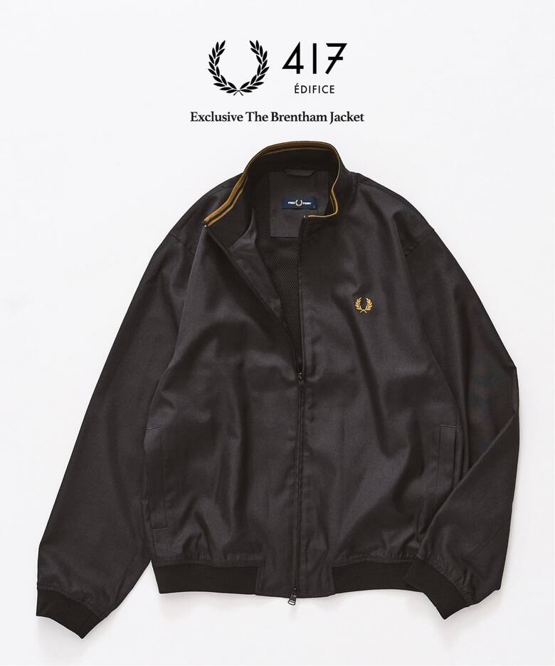 417 EDIFICE × FRED PERRY 2026 FW 別注 “Brentham Jacket”が10月上旬 発売 (エディフィス フレッドペリー “ブレンサムジャケット”)