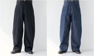 STUDIOUS ORIGINAL 2026 SS “8.5oz Barrel Denim Pants”が発売 (ステュディオス オリジナル)