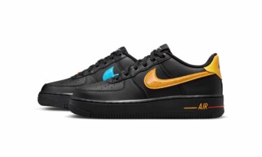 【2026 FALL】NIKE GS AIR FORCE 1 LOW “Black/Multi” (ナイキ エア フォース 1 ロー “ブラック/マルチカラー”) [IM7742-001]