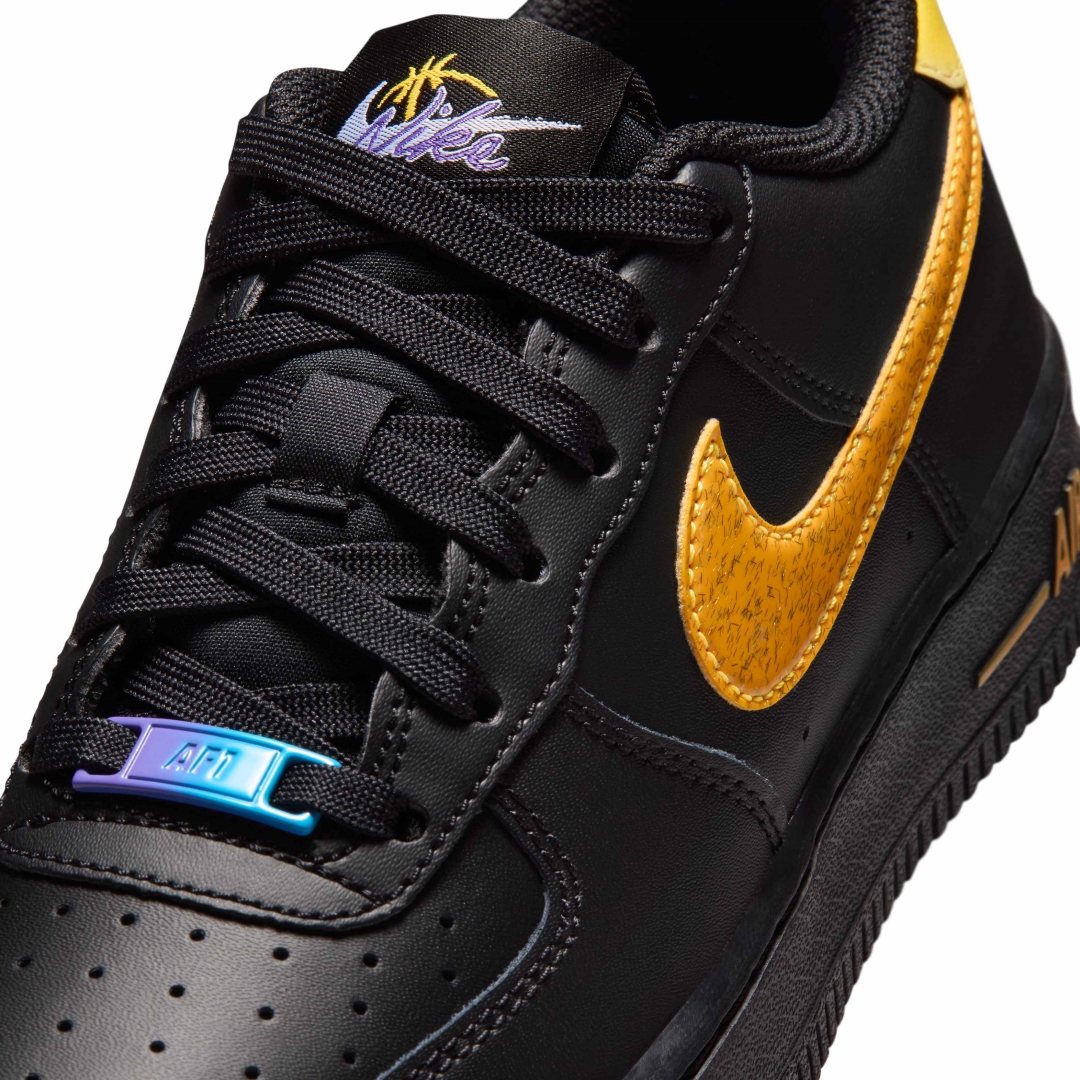 【2026 FALL】NIKE GS AIR FORCE 1 LOW “Black/Multi” (ナイキ エア フォース 1 ロー “ブラック/マルチカラー”) [IM7742-001]