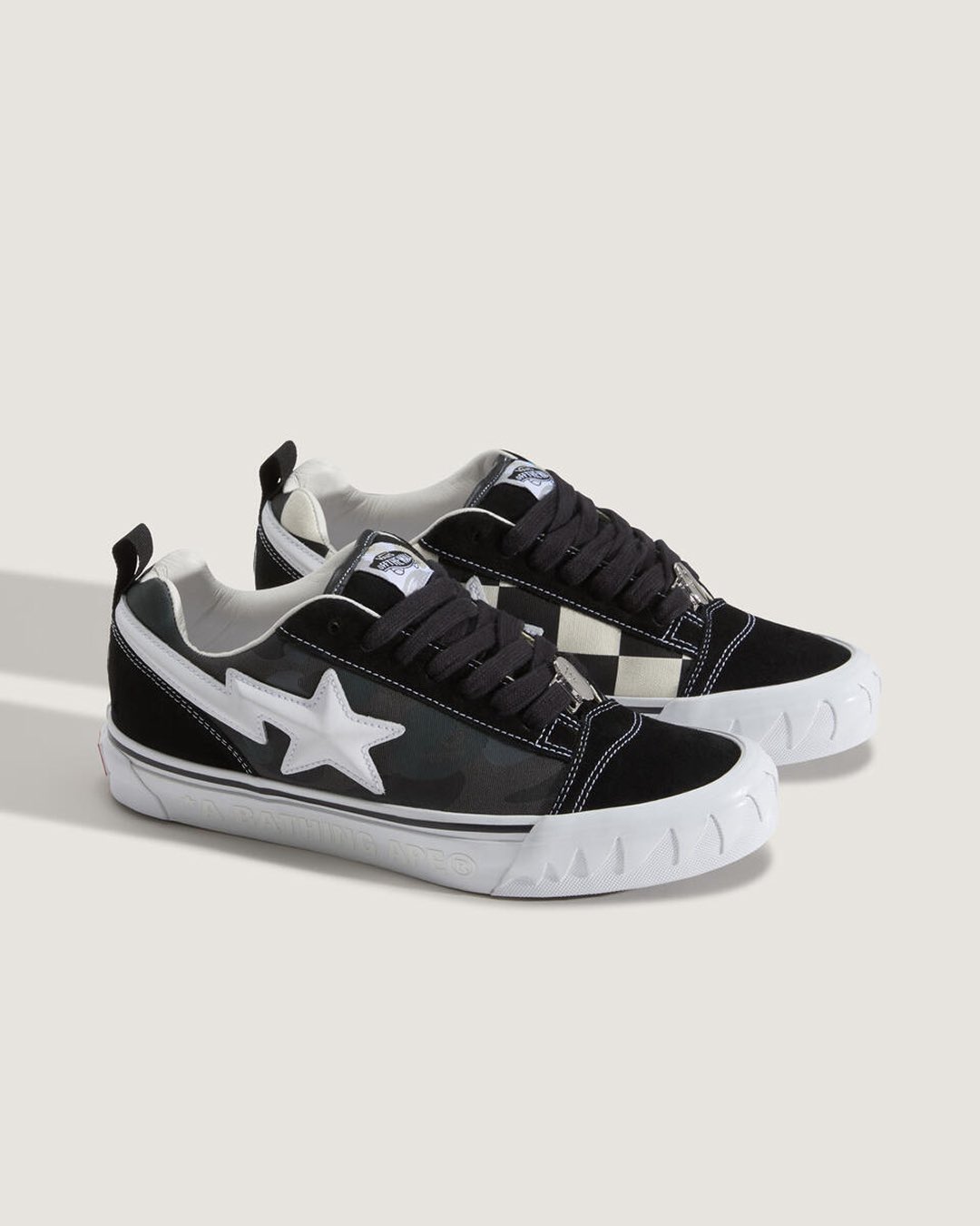 A BATHING APE × VANS KNU SKOOL 2026 SSが2026年 7/15 発売 (ア ベイシング エイプ バンズ ニュースクール)