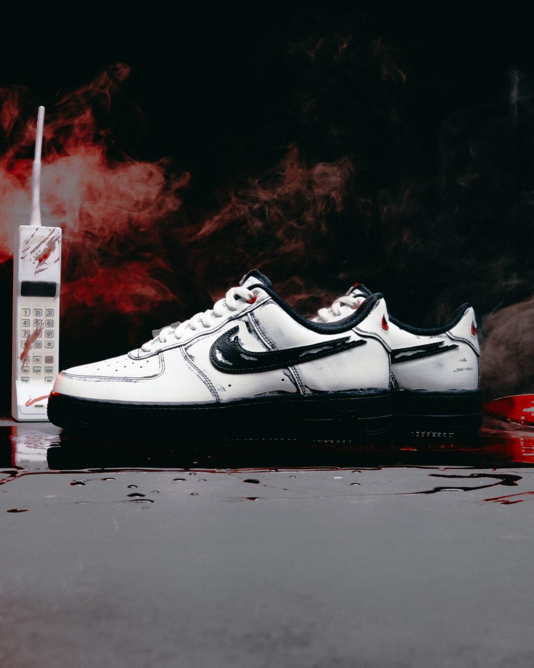 【2026年 7/9 発売】NIKE AIR FORCE 1 LOW “Halloween/Scream” (ナイキ エア フォース 1 ロー “ハロウィン/スクリーム”) [IV6350-121]