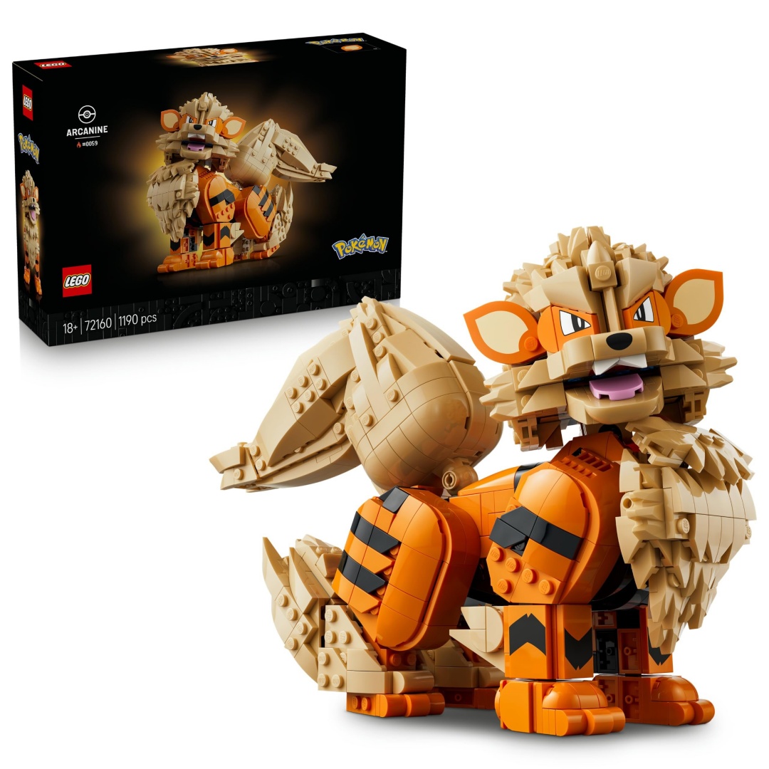 ポケモン × レゴ コラボレーション “ゴンベ/ウインディ/レックウザ”が2026年 8月 発売予定 (LEGO Pokemon Munchlax Arcanine Rayquaza)
