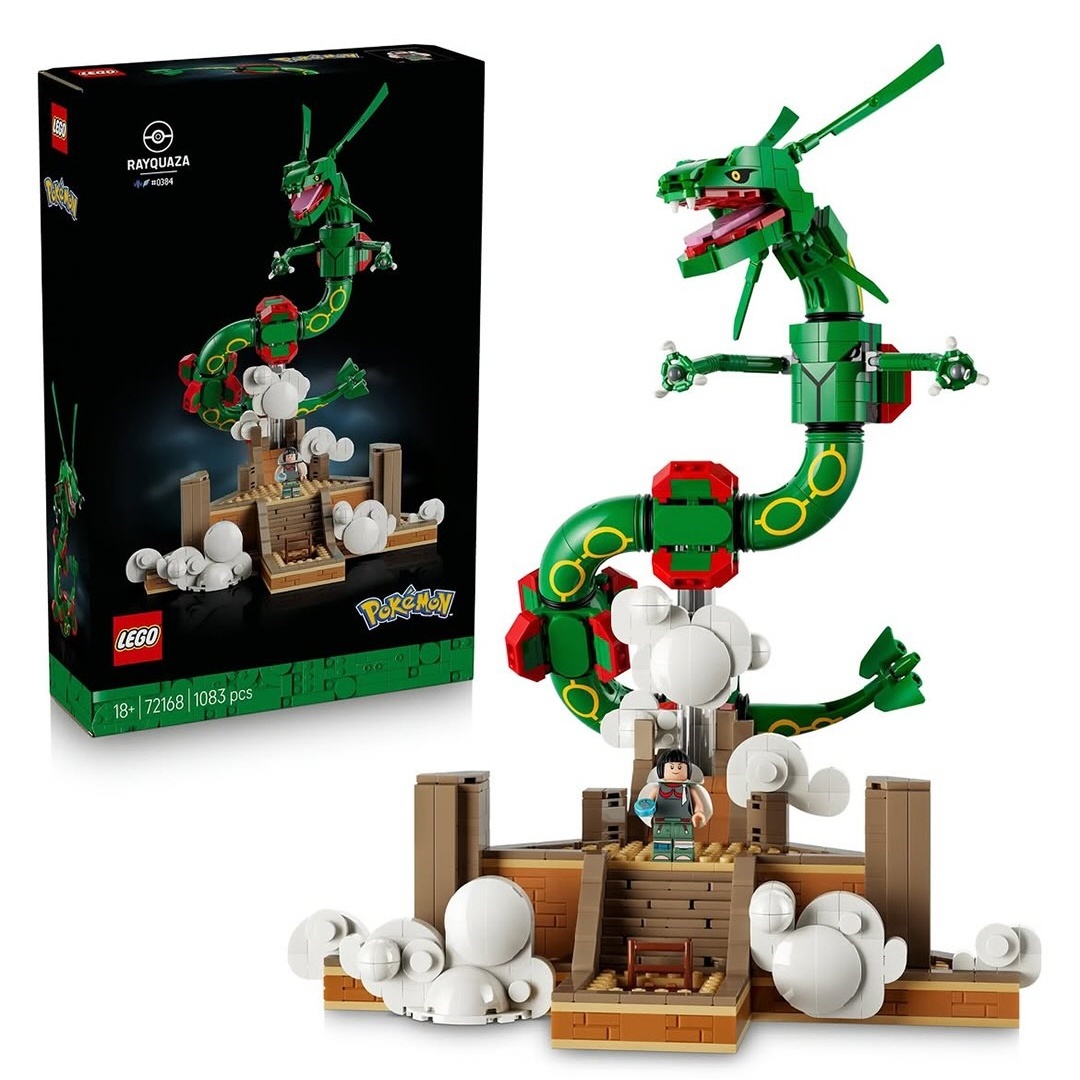 ポケモン × レゴ コラボレーション “ゴンベ/ウインディ/レックウザ”が2026年 8月 発売予定 (LEGO Pokemon Munchlax Arcanine Rayquaza)