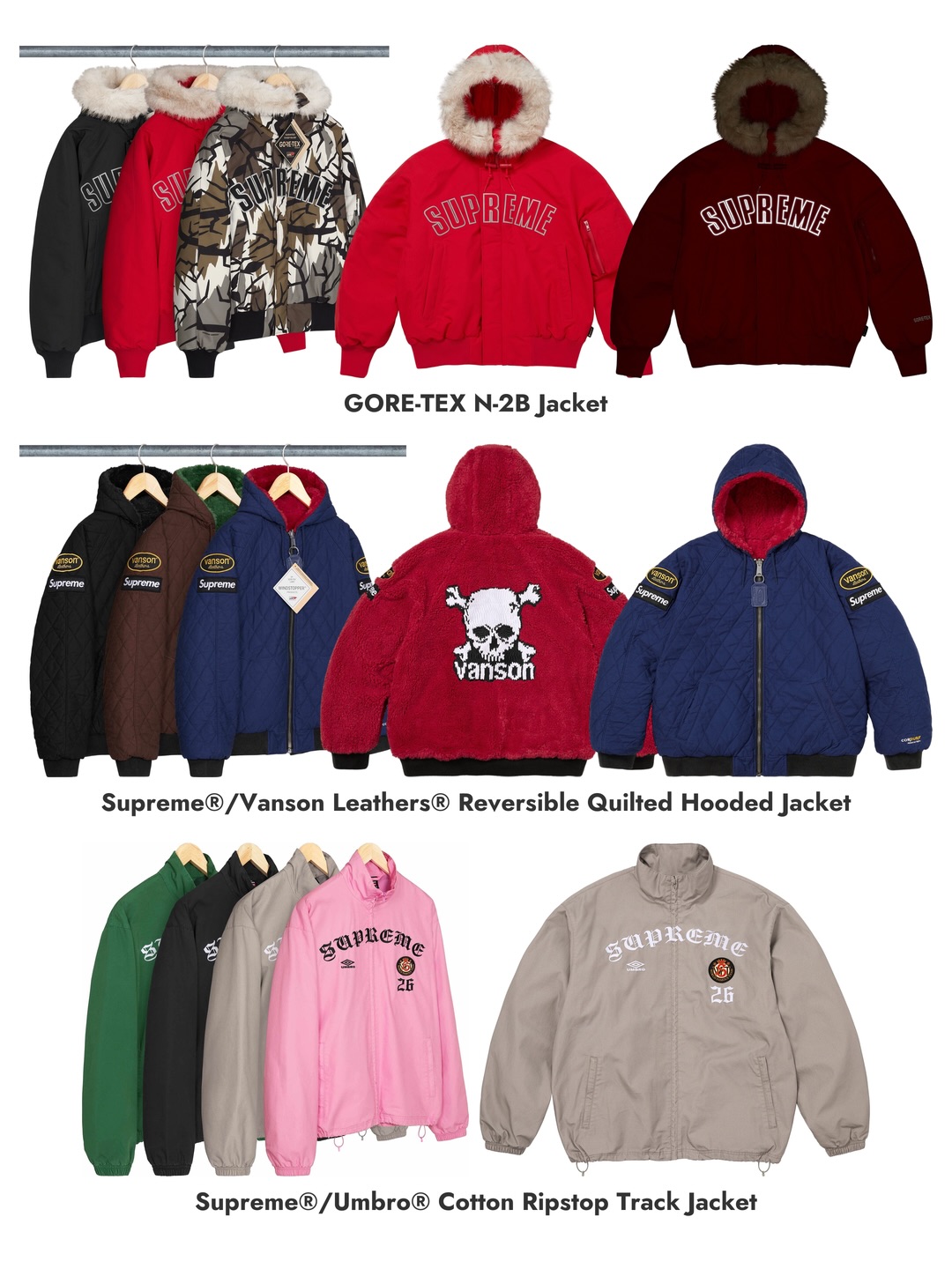 【SUPREME 2026 FW – シュプリーム 2026年 秋冬】国内 10/17 発売予定 – week 9に「Martine Rose」コラボアイテムなどが登場予定